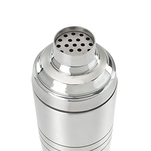 Premium Barfly Double Wall Insulated Cocktail Shaker Tin - 19 oz (550ml) Stainless Steel Bar Tool for Professional Mixologists & Home Bartenders - Perfect for Crafting Martinis, Margaritas & Cold Drinks