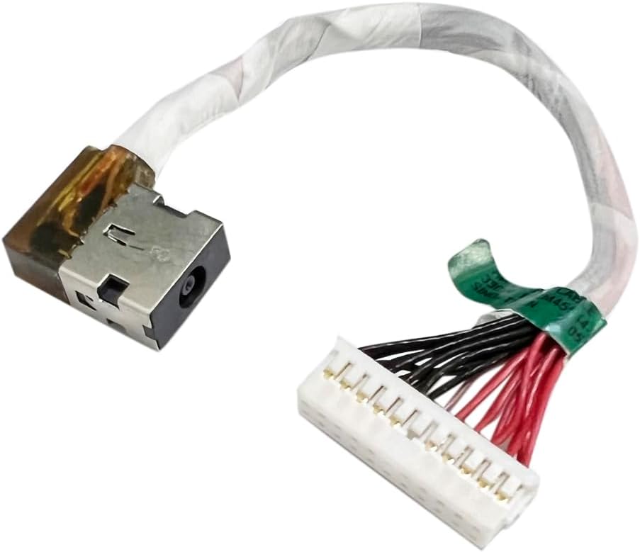 HP Omen 17 CK 17T CK 330W M45544 S32 M57115 001 DC Power Jack Cable Replacement - Compatible with HP Laptop Charging Port Repair - Perfect for Gaming & Workstation Use