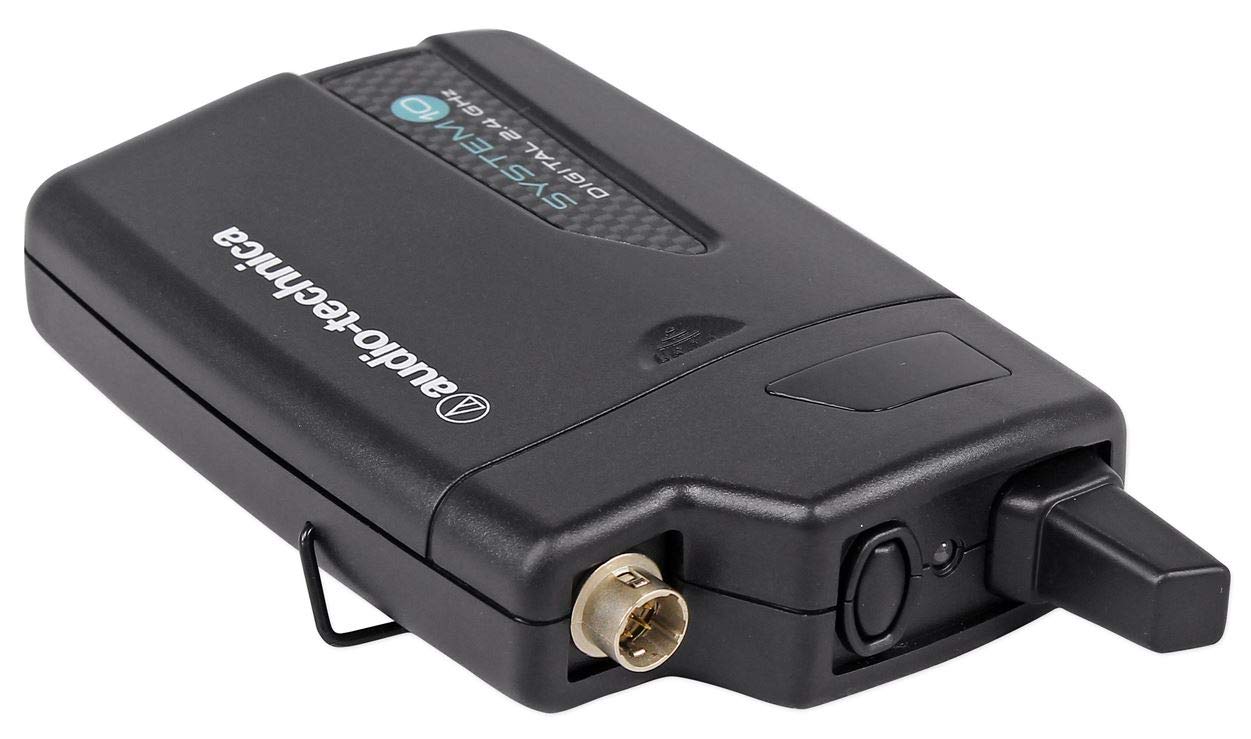 Audio-Technica ATW-1101/H Digital Wireless Headset Microphone System with Headphones - Professional Wireless Mic for Live Performances, Presentations & Streaming
