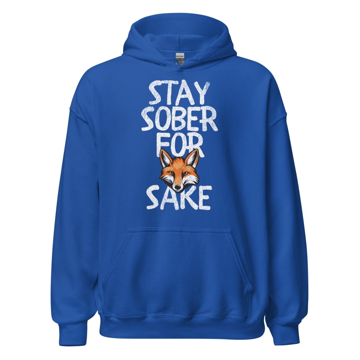 Stay Sober For Fox Sake Unisex Hoodie - Comfortable Pullover Sweatshirt for Men & Women - Perfect for Casual Wear, Street Style & Everyday Outfits