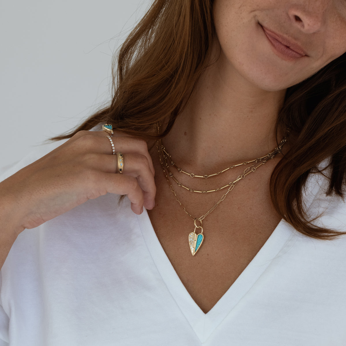 Wild Heart Pendant Necklace - Natural Stone Jewelry for Women, Boho Chic Accessories - Perfect for Everyday Wear, Gifts & Spiritual Healing