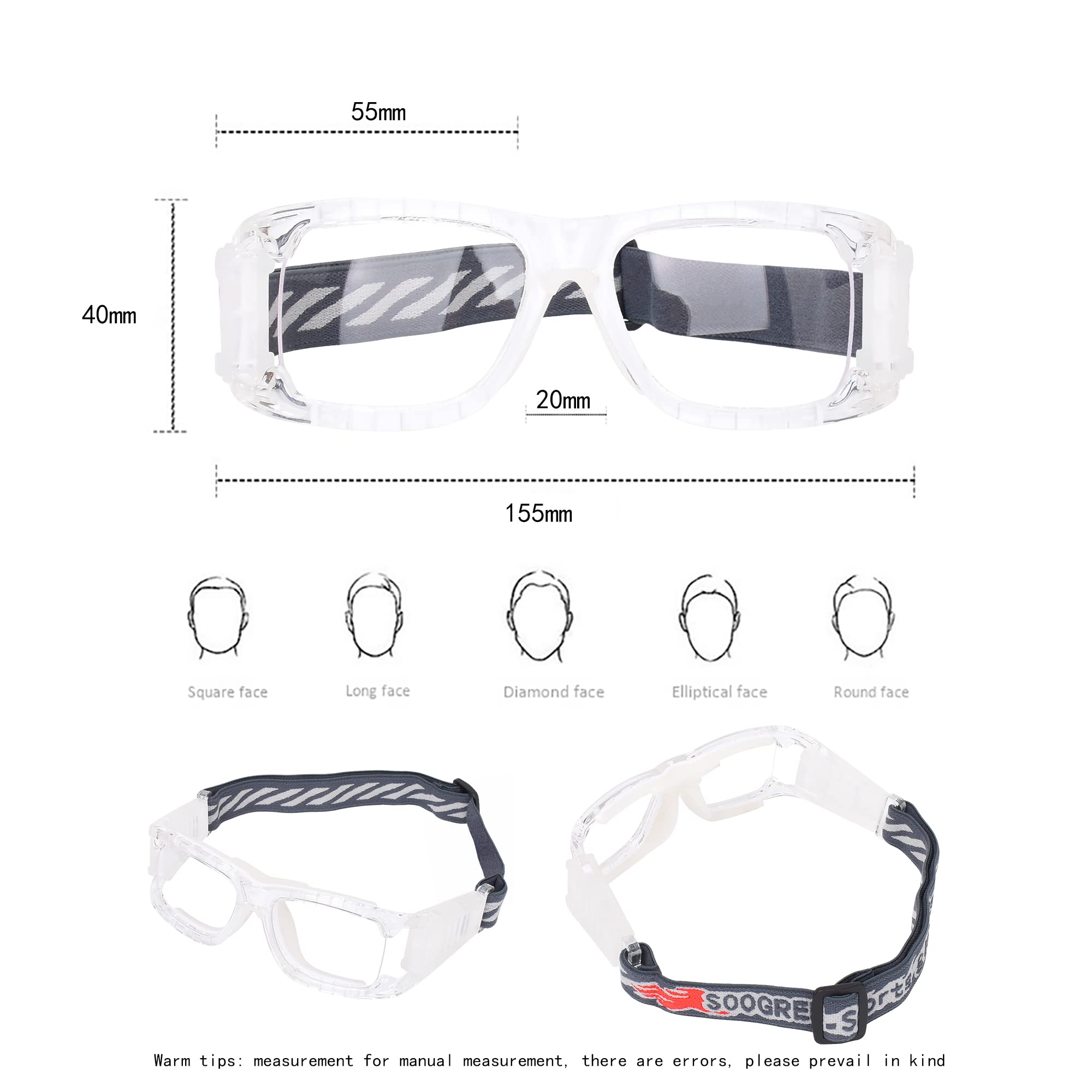 Best Sports Goggles for Basketball & Football - Anti-Fog, Shockproof Safety Eyewear for Men & Women - Perfect for Indoor/Outdoor Games, Training & Competitive Sports