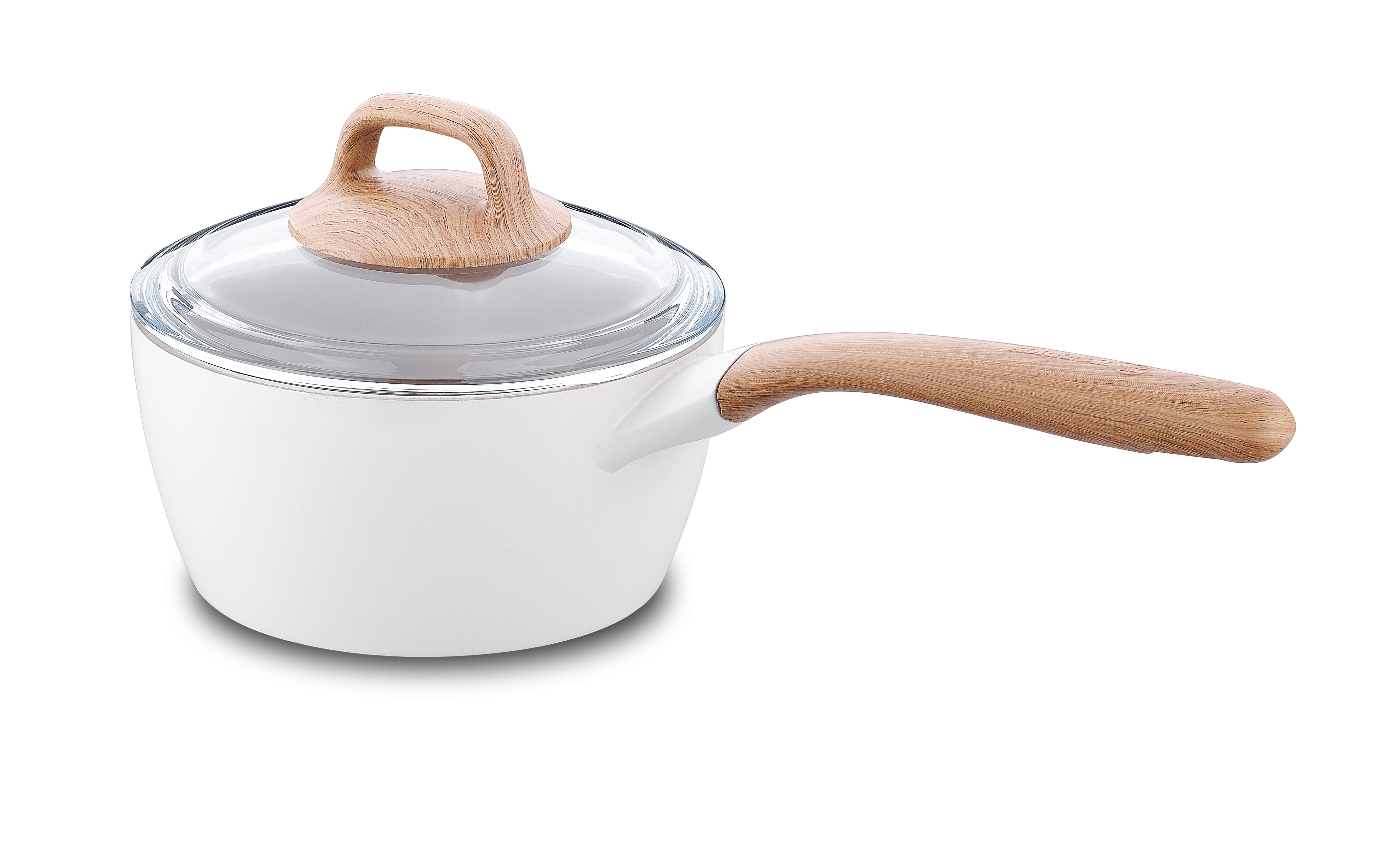 2 Quart Stainless Steel Pot with Glass Lid - 7x3.5 Inches - Perfect for Cooking, Boiling & Kitchen Use