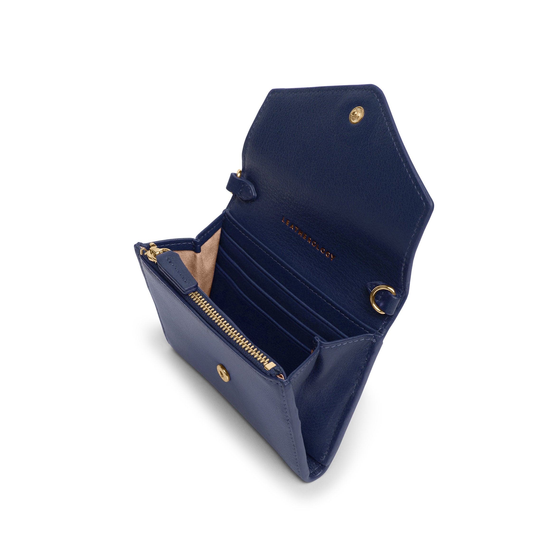 Haven Compact Wallet for Men & Women - Slim RFID Blocking Minimalist Wallet - Navy Blue - Perfect for Travel, Everyday Use & Gift Giving