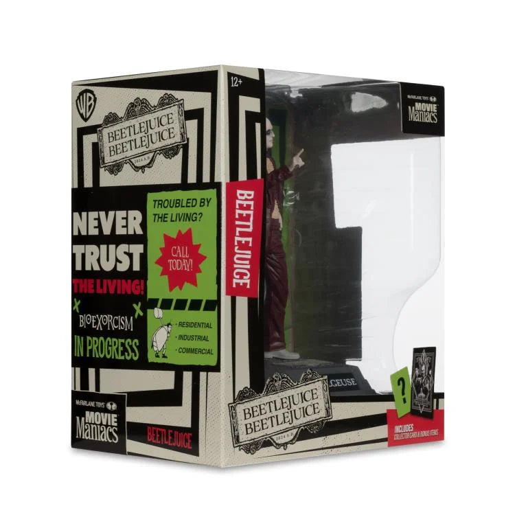 Beetlejuice Movie Maniacs 6 Limited Edition Collectible Action Figure - Perfect for Horror Fans, Movie Collectors & Halloween Decorations