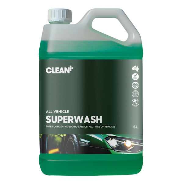 Clean Plus All Vehicle Superwash - Premium Car Wash Soap for Cars, Trucks & SUVs - Perfect for Home, Garage & Professional Detailing