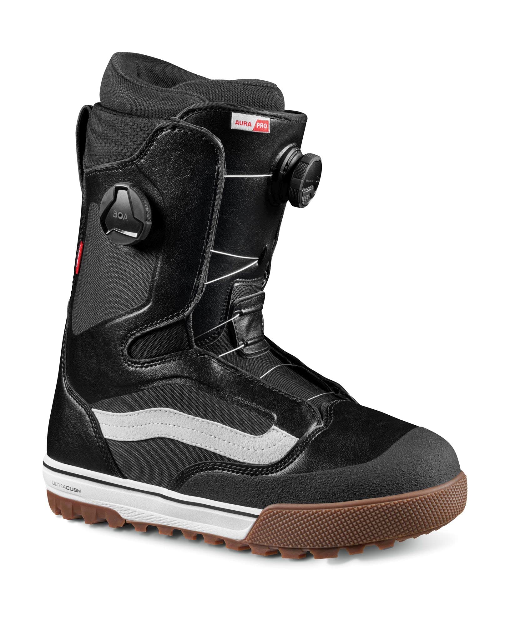 Vans Men's Aura Pro Snowboard Boots - Waterproof Winter Snow Boots for Men with Comfort & Support - Perfect for Snowboarding, Skiing & Cold Weather Adventures