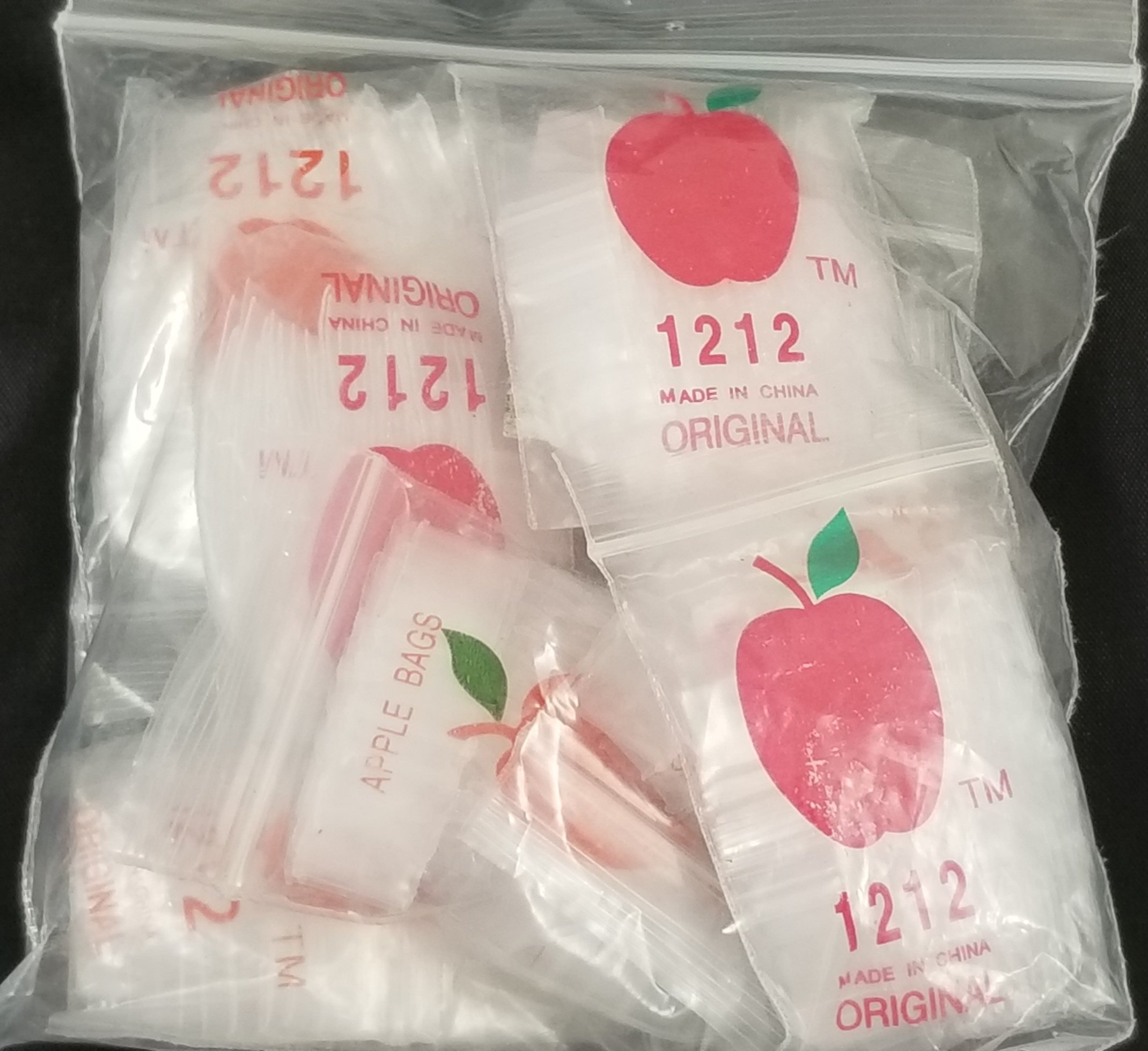 Original Mini Ziplock 2.5mil Plastic Bags 1/2