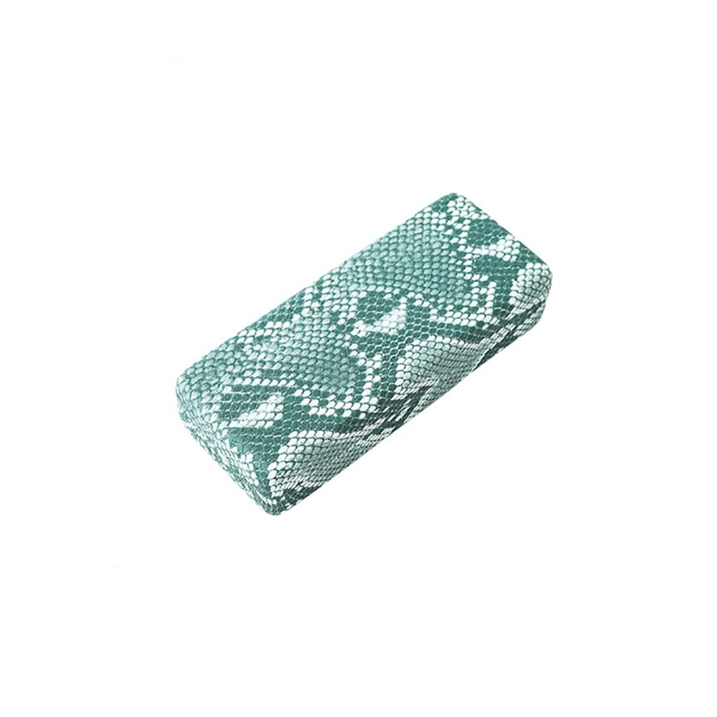 QONBV Snake Pattern Glasses Case for Men & Women - Creative Eyeglass Holder Box (3.87x7.1x17.3cm) | Stylish Sunglasses Storage for Travel, Office & Home Use