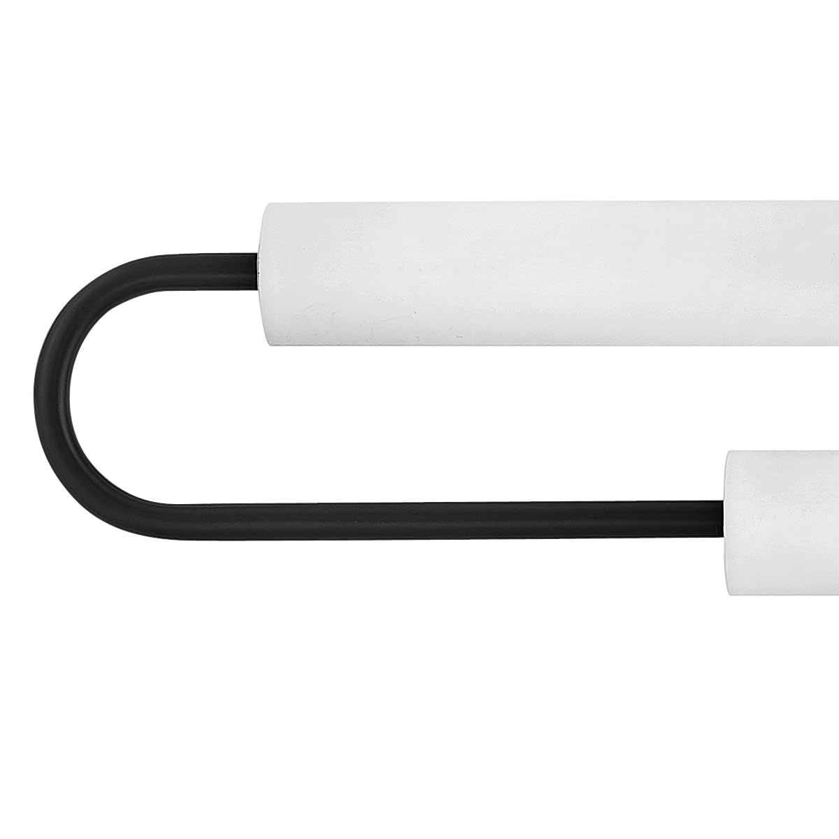 Hinkley EOS Large LED Bathroom Vanity Light Fixture in Black - Modern Lighting for Bathroom, Powder Room & Dressing Area