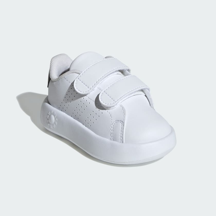 Adidas Kids Advantage Sneakers - White & Black Athletic Shoes for Boys & Girls | Perfect for Running, School & Casual Wear