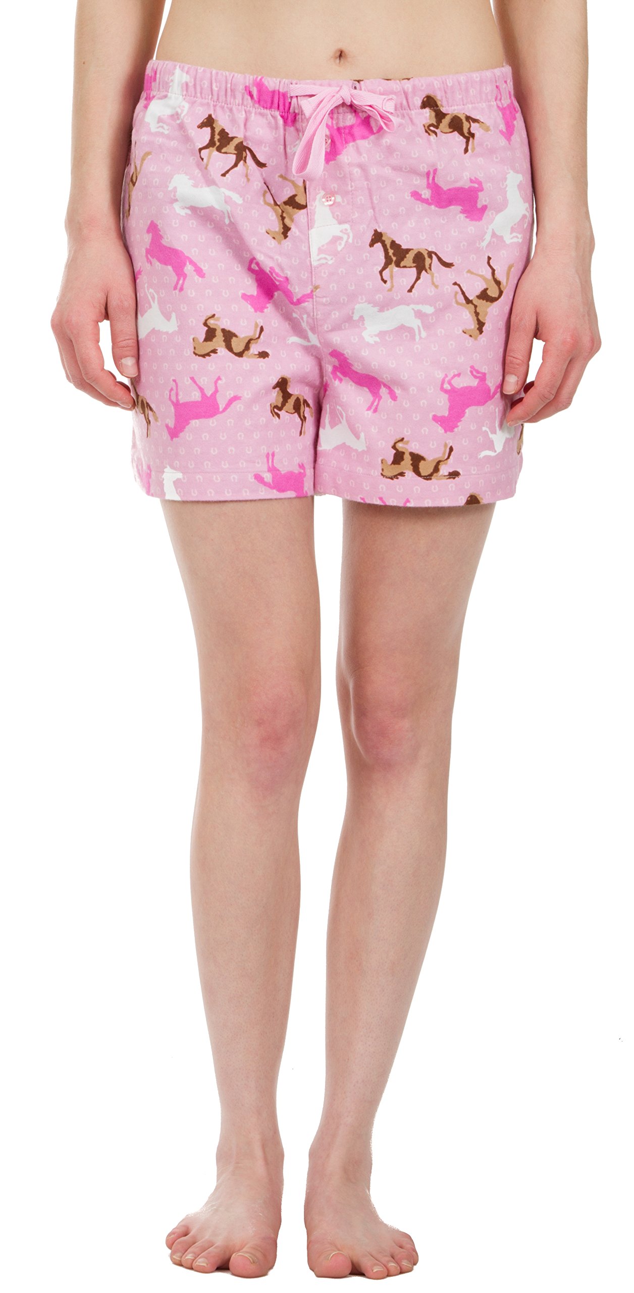 Women's Soft & Comfortable Pure Cotton Flannel Pajama Pants - Cozy Lounge Bottoms for Sleep, Relaxing at Home & Winter Nights