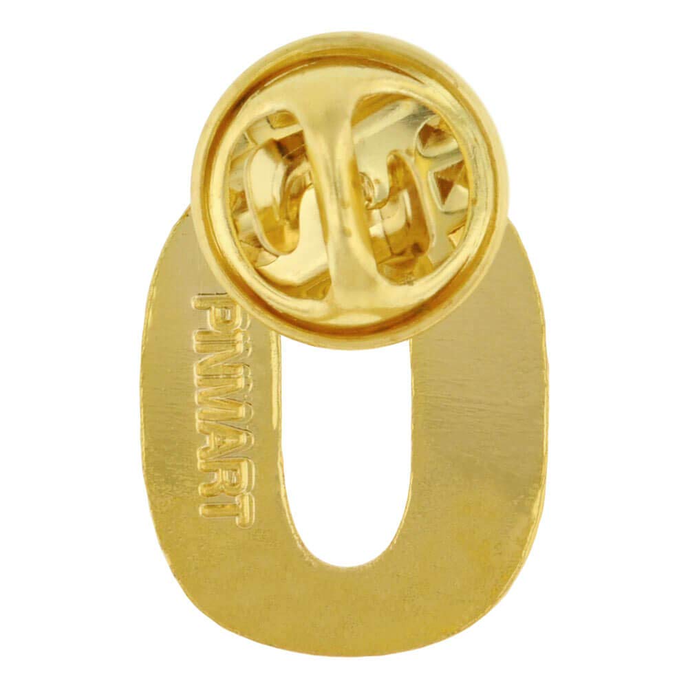 PinMart Number Zero 0 Lapel Pin - Elegant Anniversary & Birthday Jewelry Gift for Men & Women - Perfect for Celebrations, Parties, and Special Occasions