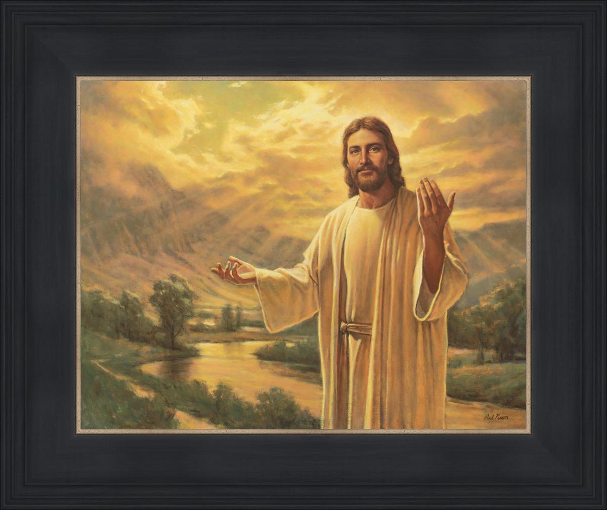 Come Follow Me By Del Parson - Inspirational Christian Wall Art for Home & Church Decor - Perfect for Living Rooms, Bedrooms & Sunday School Classrooms