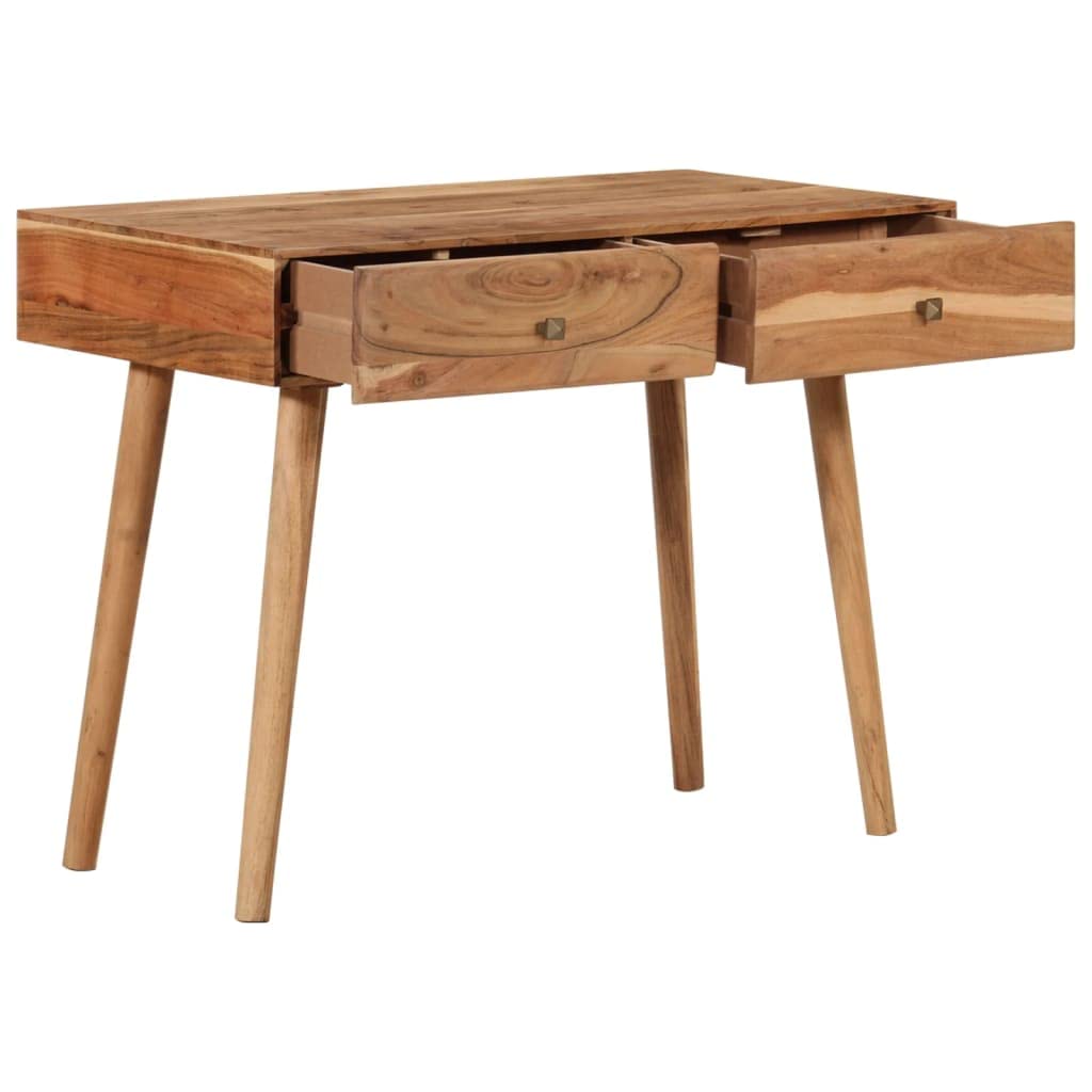Modern Acacia Wood Computer Desk 39.3