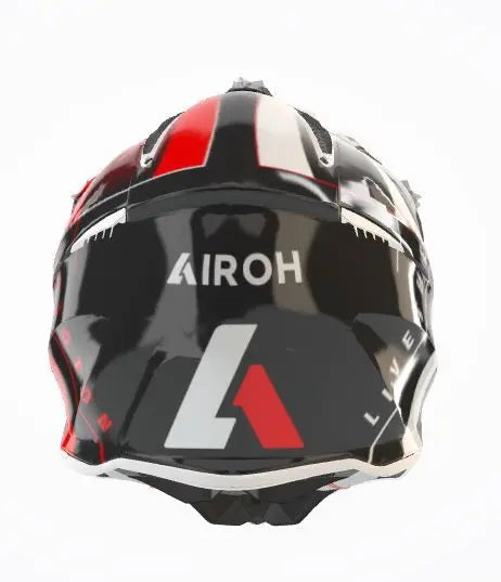 Airoh Aviator Ace Amaze Gloss Red Motorcycle Helmet - Lightweight DOT Certified Full Face Helmet for Men & Women - Perfect for Street Biking, Racing & Urban Commuting