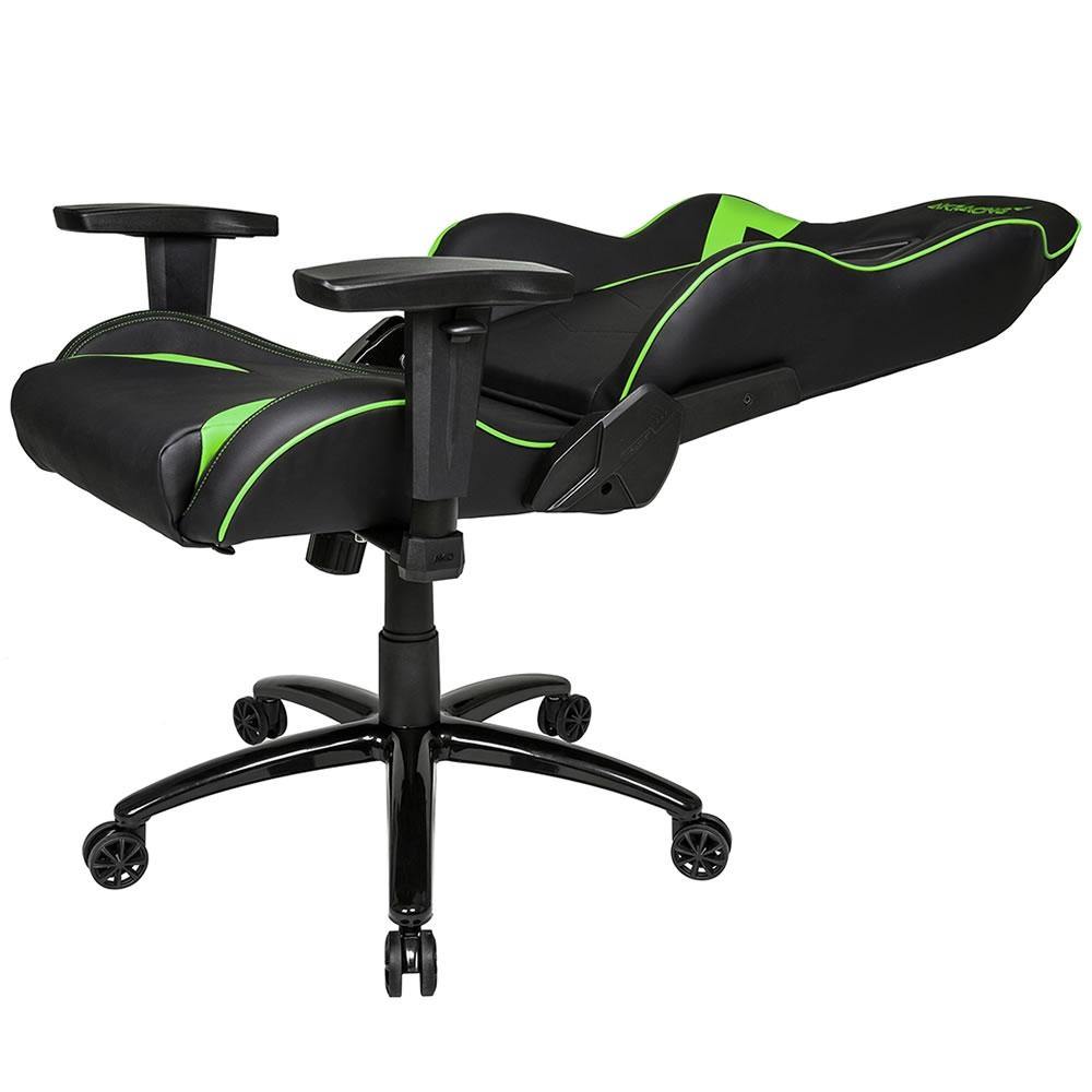 AKRacing Octane Ergonomic Gaming Chair - Green, High Back Racing Style with Adjustable Lumbar Support & Headrest - Perfect for PC, Console Gaming & Home Office Use