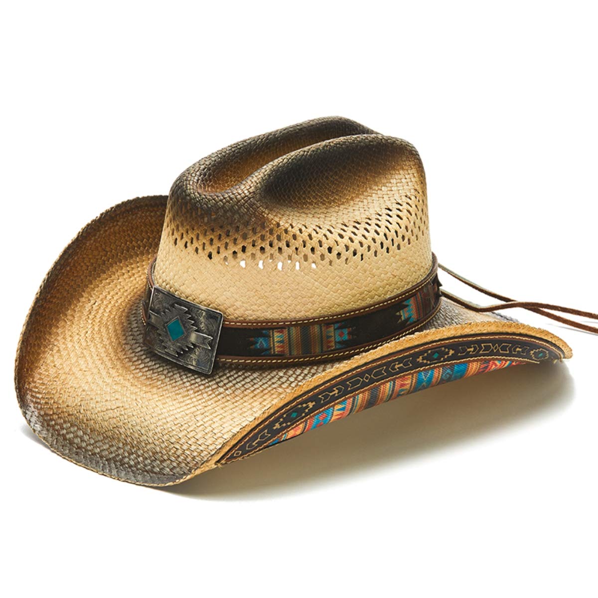 Exclusive Western Cowboy Hat for Men - Stylish Blue Cattle Design - Perfect for Rodeo, Country Music Festivals & Outdoor Adventures