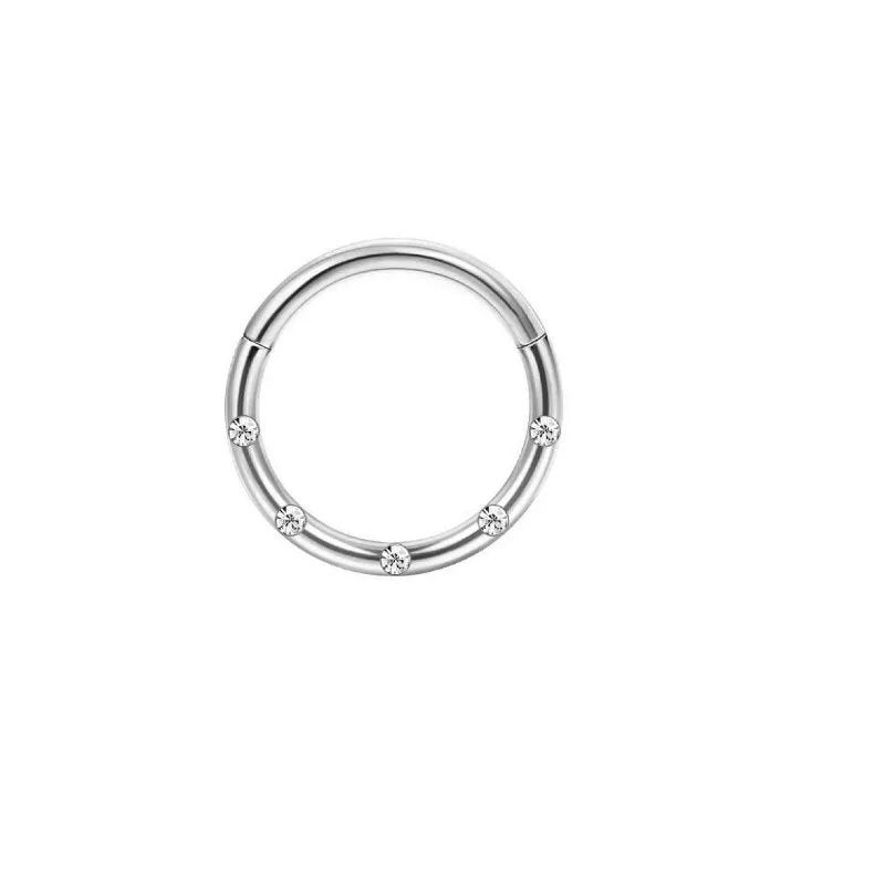 Trendy Hinged Nose Rings for Women - 14K Gold & Sterling Silver Septum Hoops - Perfect for Everyday Wear, Parties & Special Occasions