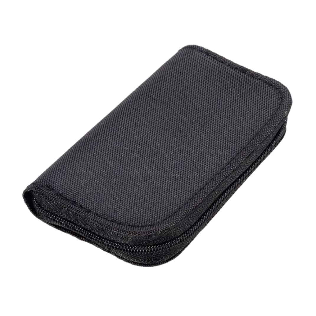 Premium 22-Slot SD Card Holder - Waterproof Memory Card Organizer Case for Micro SD, CF, and SD Cards - Durable Black Storage Bag for Photographers, Videographers, and Tech Enthusiasts (Perfect for Travel, Studio & Outdoor Use)