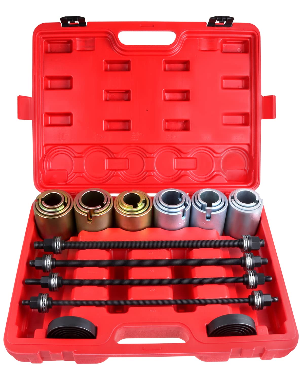 SCITOO Universal Press and Pull Sleeve Kit for Car, LCV & HGV Engines - Bearing Removal & Installation Tool Set for Bushes, Bearings - Perfect for Auto Repair Shops & DIY Mechanics