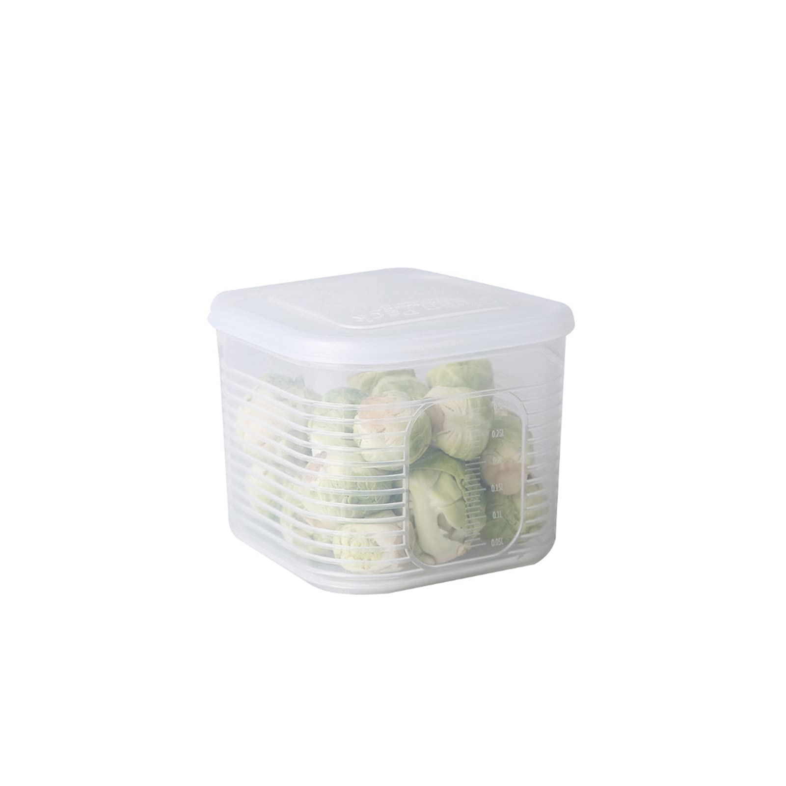 BPA-Free Transparent Food Storage Containers - Airtight Kitchen Storage Boxes for Refrigerator, Freezer & Picnic | Perfect for Vegetables, Fruits & Meal Prep | Durable & Cold-Resistant PP Plastic