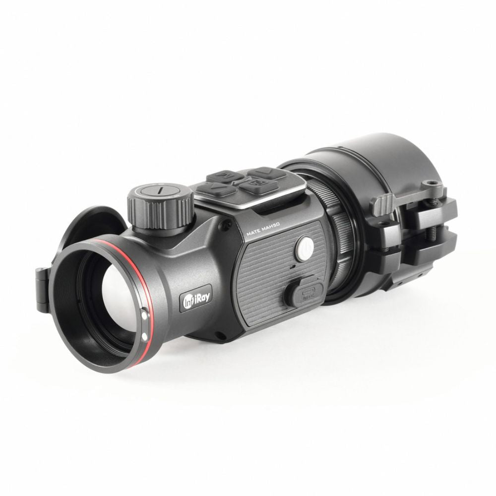 iRay Mate MAH50 Clip-On Thermal Monocular - 50mm Lens, 2400 Yard Detection Range for Hunting, Wildlife Observation & Outdoor Adventures