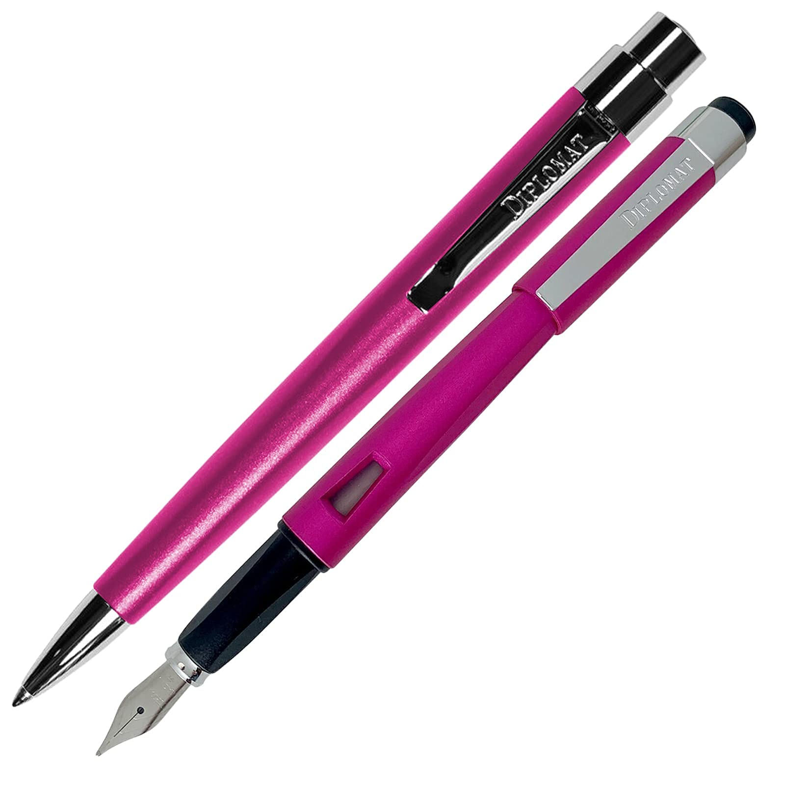 Lanier Pens Diplomat Magnum Hot Pink Pen Set - Premium Ballpoint Pens for Office, School & Gift Giving - Smooth Writing & Elegant Design