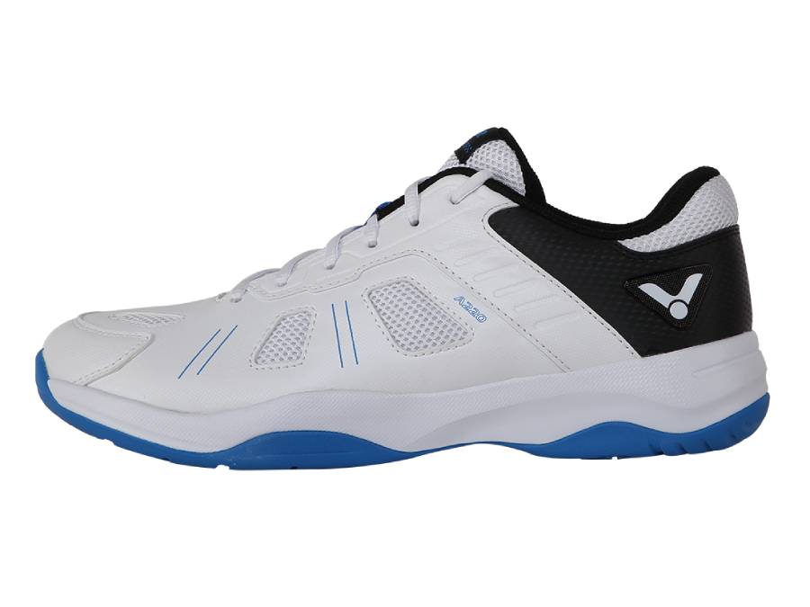 Victor A220 Unisex Badminton Shoes - Lightweight & Breathable White Sports Shoes for Men & Women - Perfect for Indoor Court Games & Training