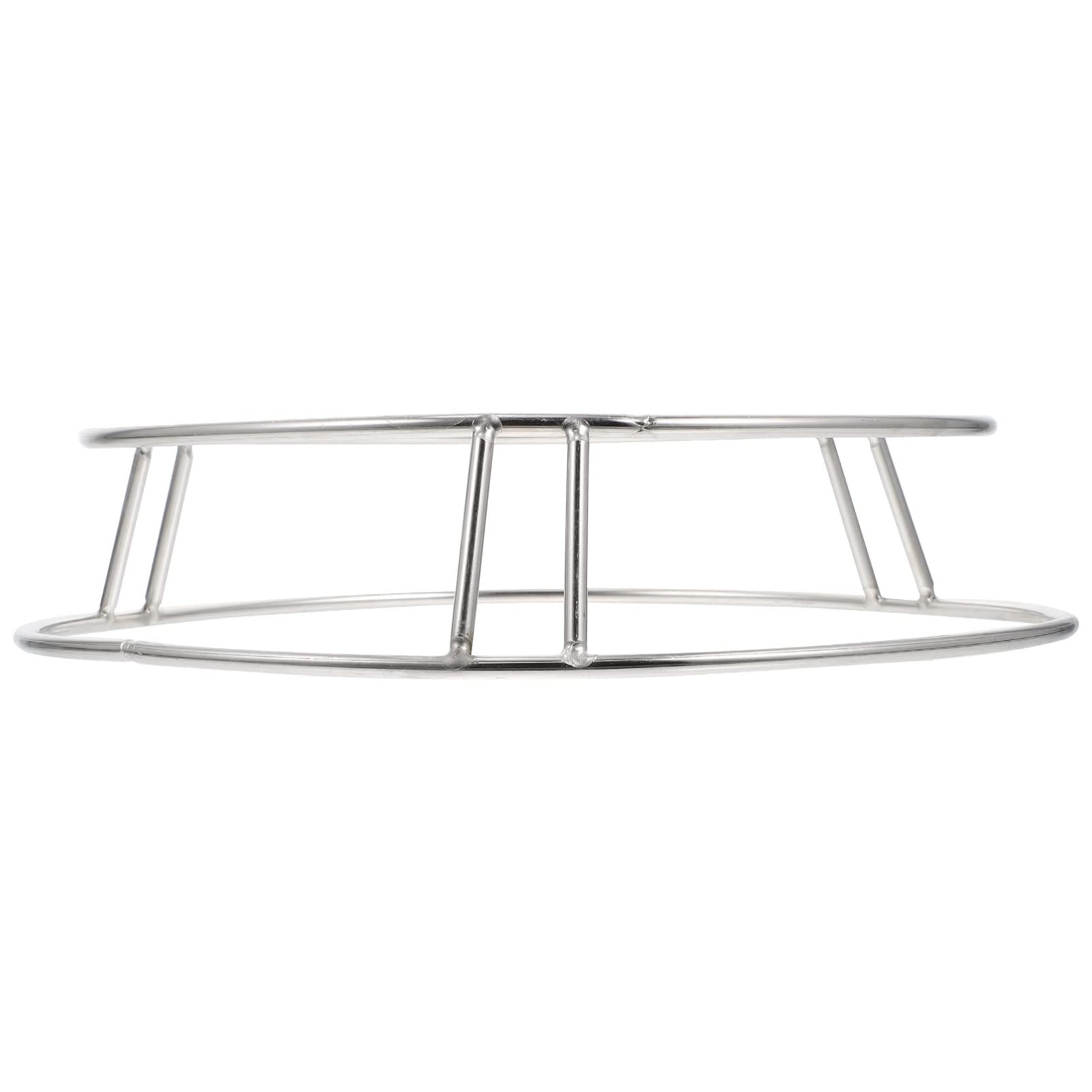 UPKOCH Stainless Steel Wok Ring Rack - Insulated Pot Holder Stand for Electric & Gas Stove Burners - Durable Cookware Accessory for Safe Cooking & Kitchen Organization
