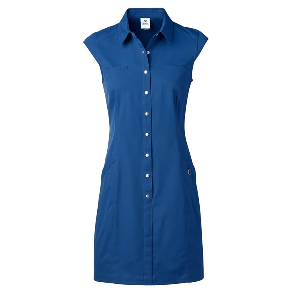 Women's Golf Dress - Breathable & Stylish Lyric Night Blue Athletic Dress for Daily Sports & Outdoor Activities | Perfect for Golfing, Running, and Casual Wear