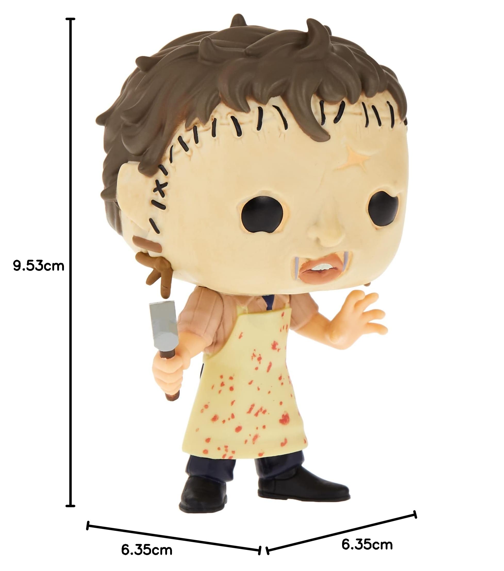 Exclusive Funko Pop! Movies The Texas Chainsaw Massacre Leatherface with Hammer Vinyl Figure – Hot Topic Collectible for Horror Fans & Movie Enthusiasts | Perfect for Display, Gifts, and Halloween Decor
