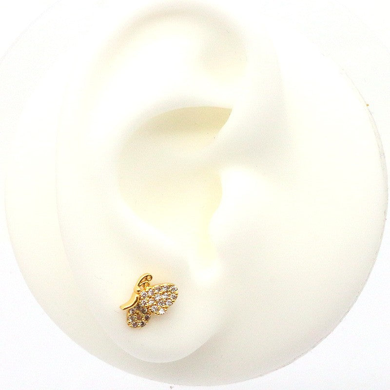 20G Owl Conch Earrings Snake Piercings - Animal Small Stud Earrings for Women - Perfect for Casual Wear, Parties & Gifts | HSPJ1999