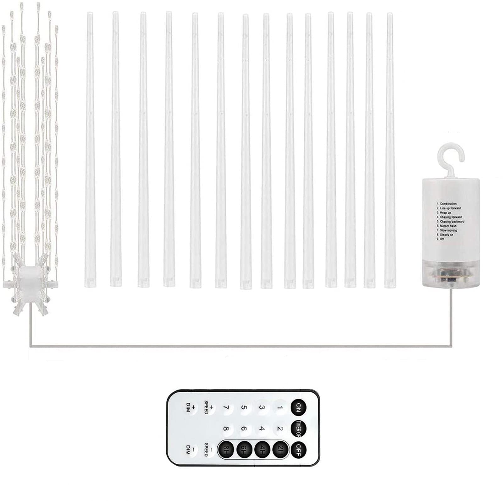 Aozhen Multicolor Remote Control LED Decorative Lights - Waterfall Chandelier & Marquee Star Light for Home, Party, Wedding, and Outdoor Decor (One Size)