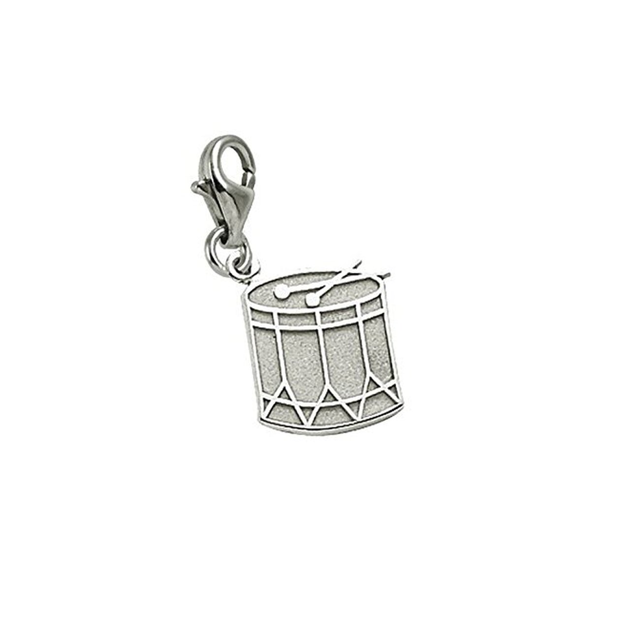 Drum Charm with Lobster Claw Clasp - Handmade Jewelry Charms for DIY Bracelets & Necklaces - Perfect for Music Lovers & Gift Giving