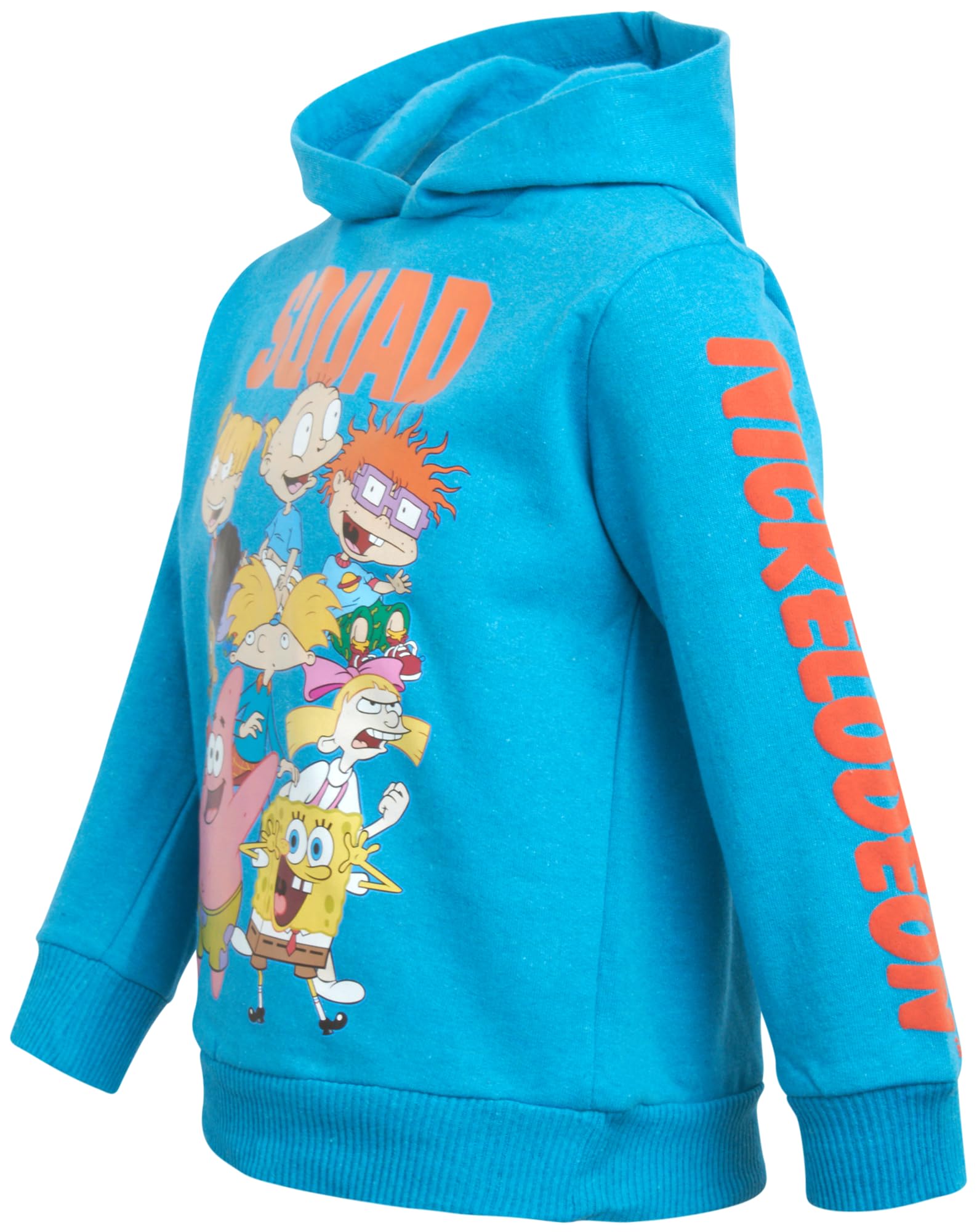 Nickelodeon Boys' Hooded Sweatshirt - Baby Shark, SpongeBob, Thomas & Friends (Sizes 2T-7) | Cute Cartoon Character Pullover for Playdates, Preschool & Casual Outings
