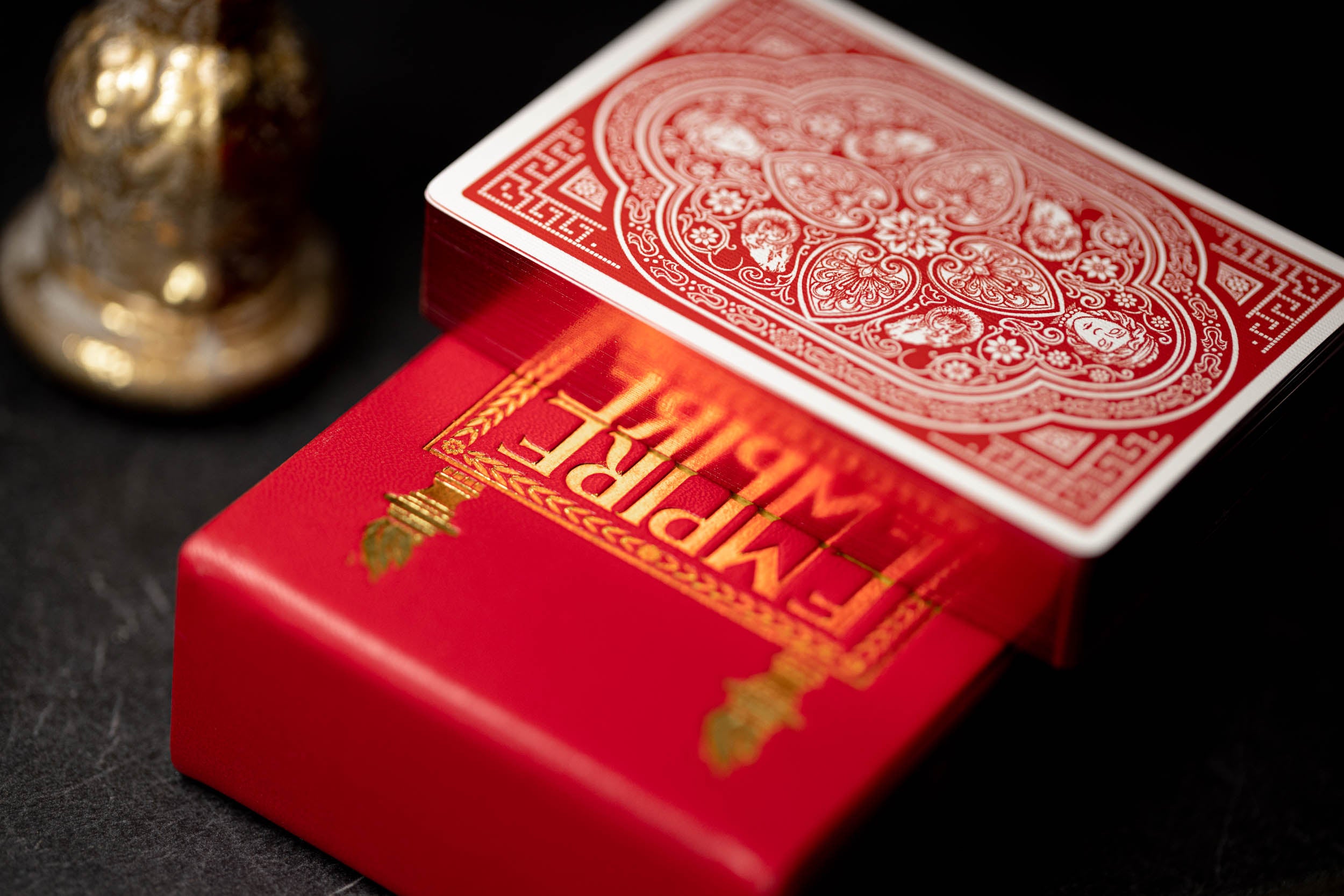 EMPIRE Gilded Edition Luxury Playing Cards - Premium Gold Foil Poker Cards for Magic Tricks, Cardistry & Casino Nights | Elegant Card Game Accessories
