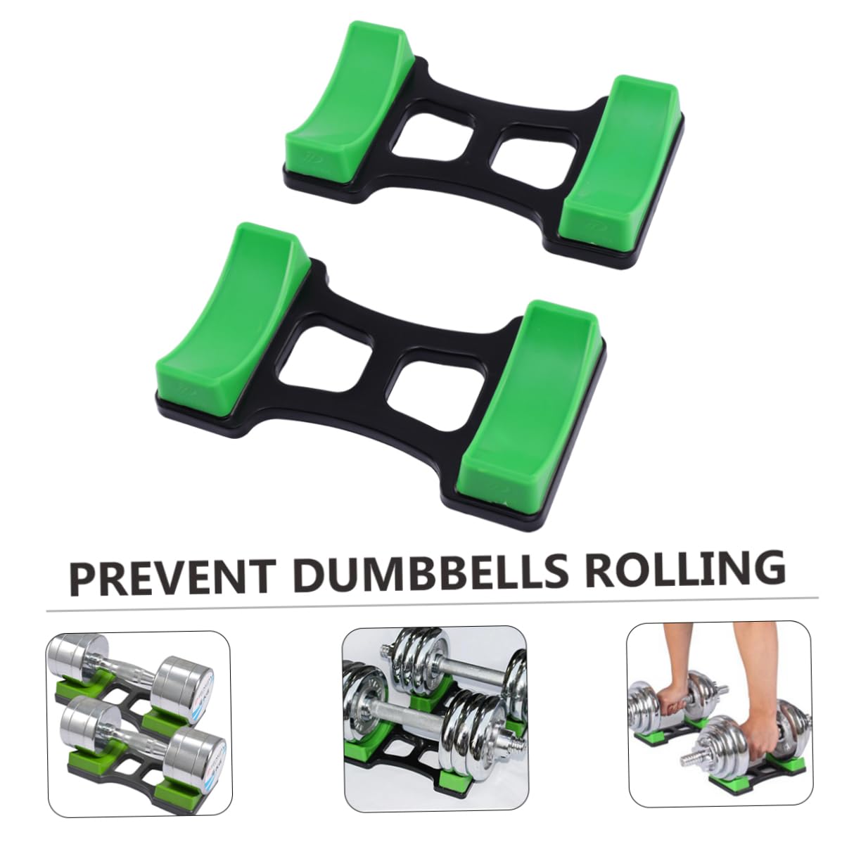 HLDMUXBF 1 Pair Home Dumbbell Stand - Strength Training Dumbbell Floor Rack Storage for Dumbbells, Kettlebells & Barbells - Perfect for Home Gym, Garage Workouts & Fitness Equipment Organization