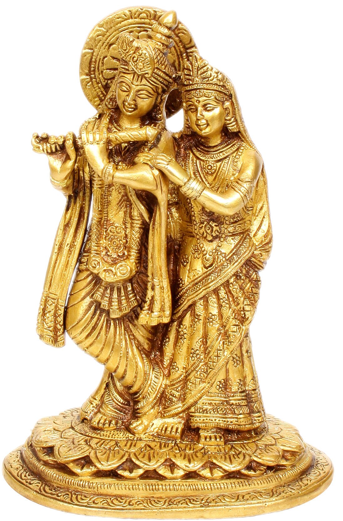 Religion is Love - Handcrafted Brass Sculpture for Home Decor, Spiritual Gifts & Meditation Spaces