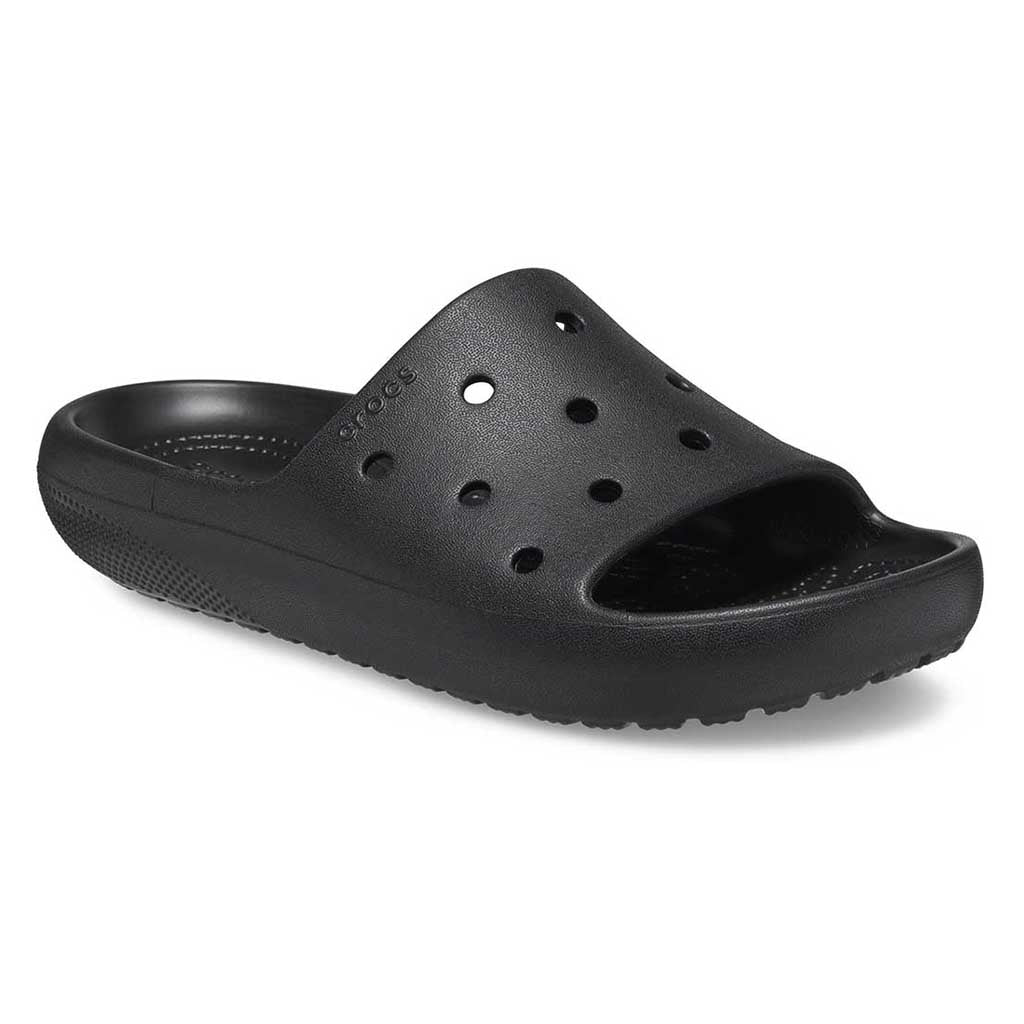 Classic Black Slide Sandals for Men & Women - Comfortable Casual Summer Shoes for Beach, Pool, and Outdoor Activities