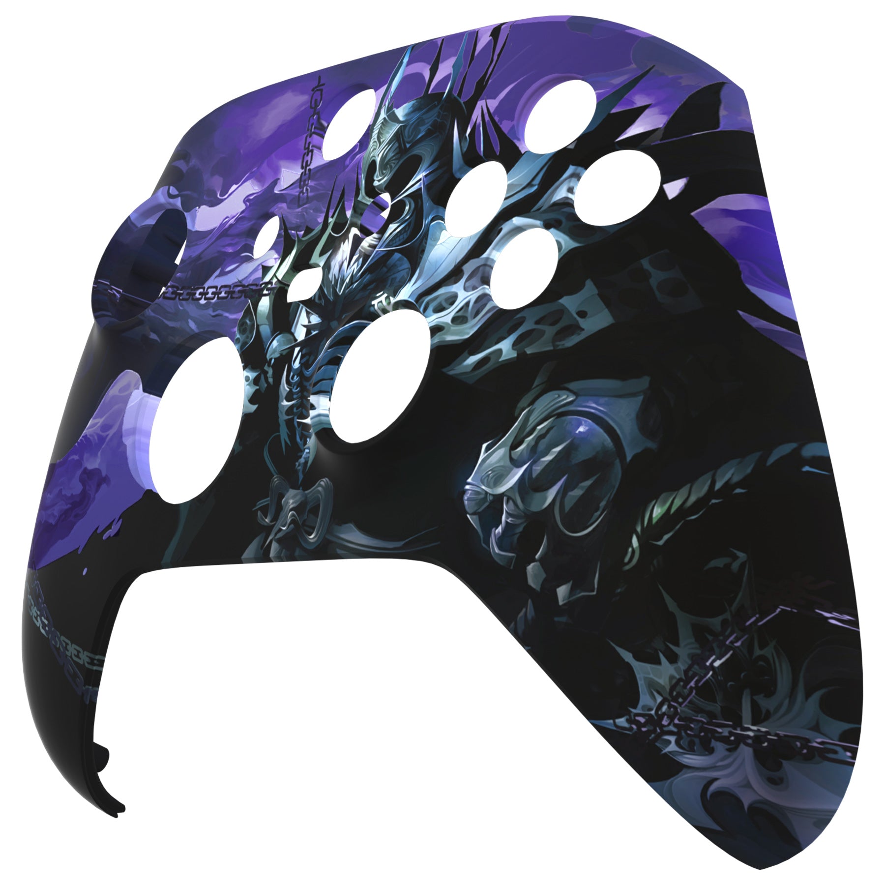ExtremeRate Chaos Knight Soft Touch Grip Faceplate & Housing Shell for Xbox Series X/S Controller - Replacement Part (Controller Not Included) - Perfect for Gaming, Customization & Enhanced Grip Comfort