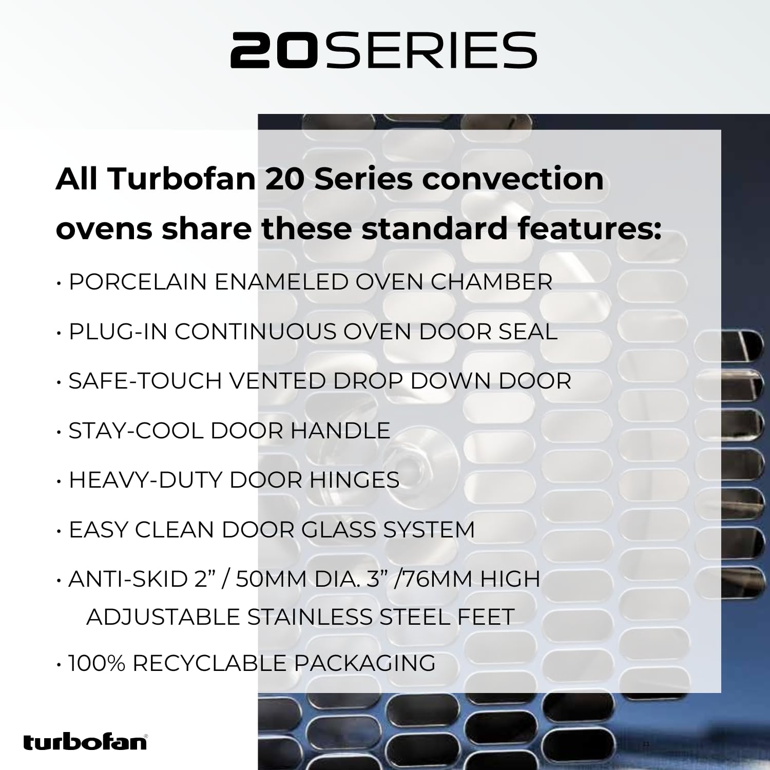 Moffat Turbofan Full Size Countertop Electric Convection Oven - Single Deck, Manual Control, 208V/50/60/1PH - Perfect for Bakeries, Restaurants & Commercial Kitchens