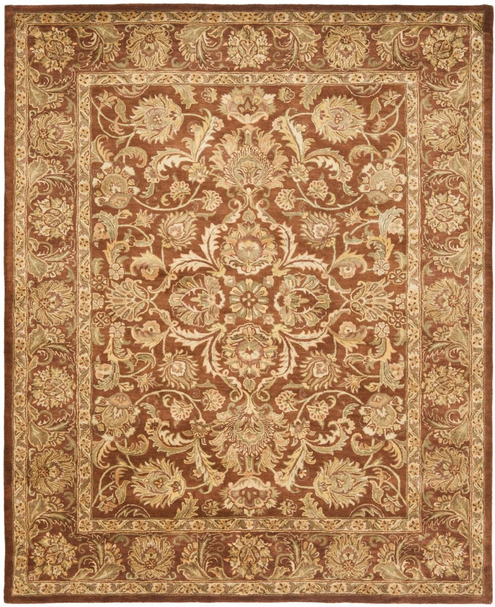SAFAVIEH Golden Jaipur Collection 5' Round Handmade Wool Area Rug - GJ273A - Traditional Premium Carpet for Living Room, Bedroom & Dining Room Decor
