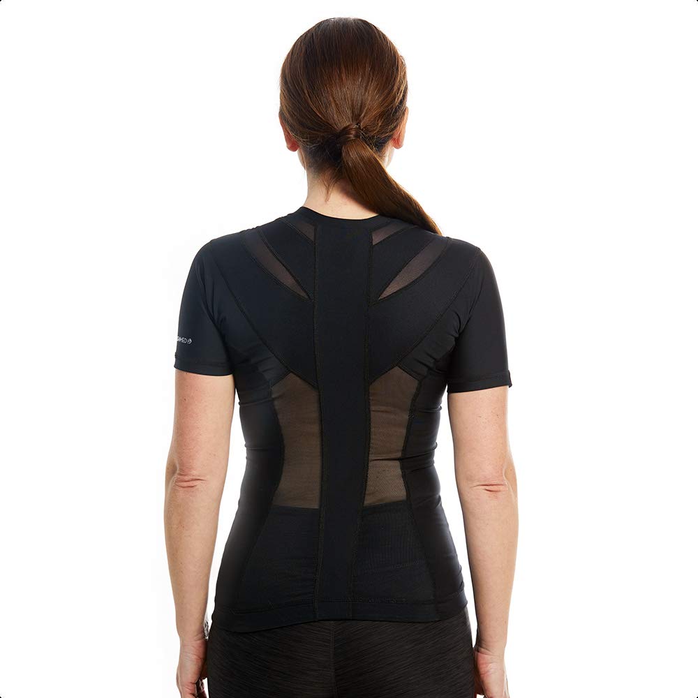 Anodyne® Posture Correcting Shirt for Women - Back & Shoulder Support Tee to Reduce Pain & Improve Posture | Doctor Approved Posture Corrector | Perfect for Office Work, Yoga & Daily Wear