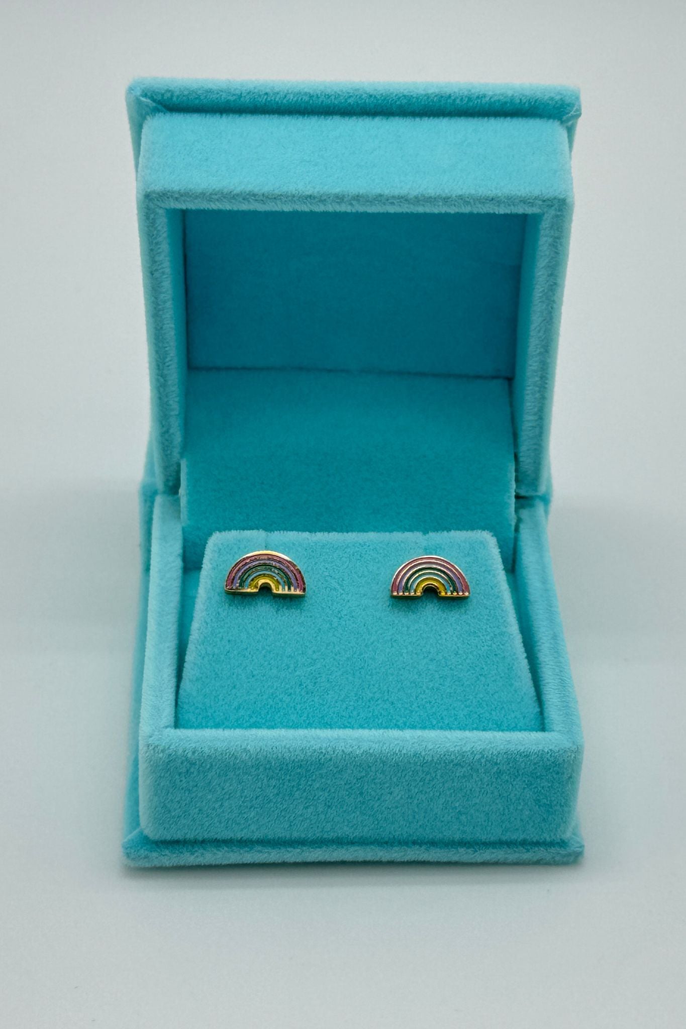 Waterproof Rainbow Earrings for Women - Classic Colorful Jewelry for Daily Wear, Parties & Outdoor Activities