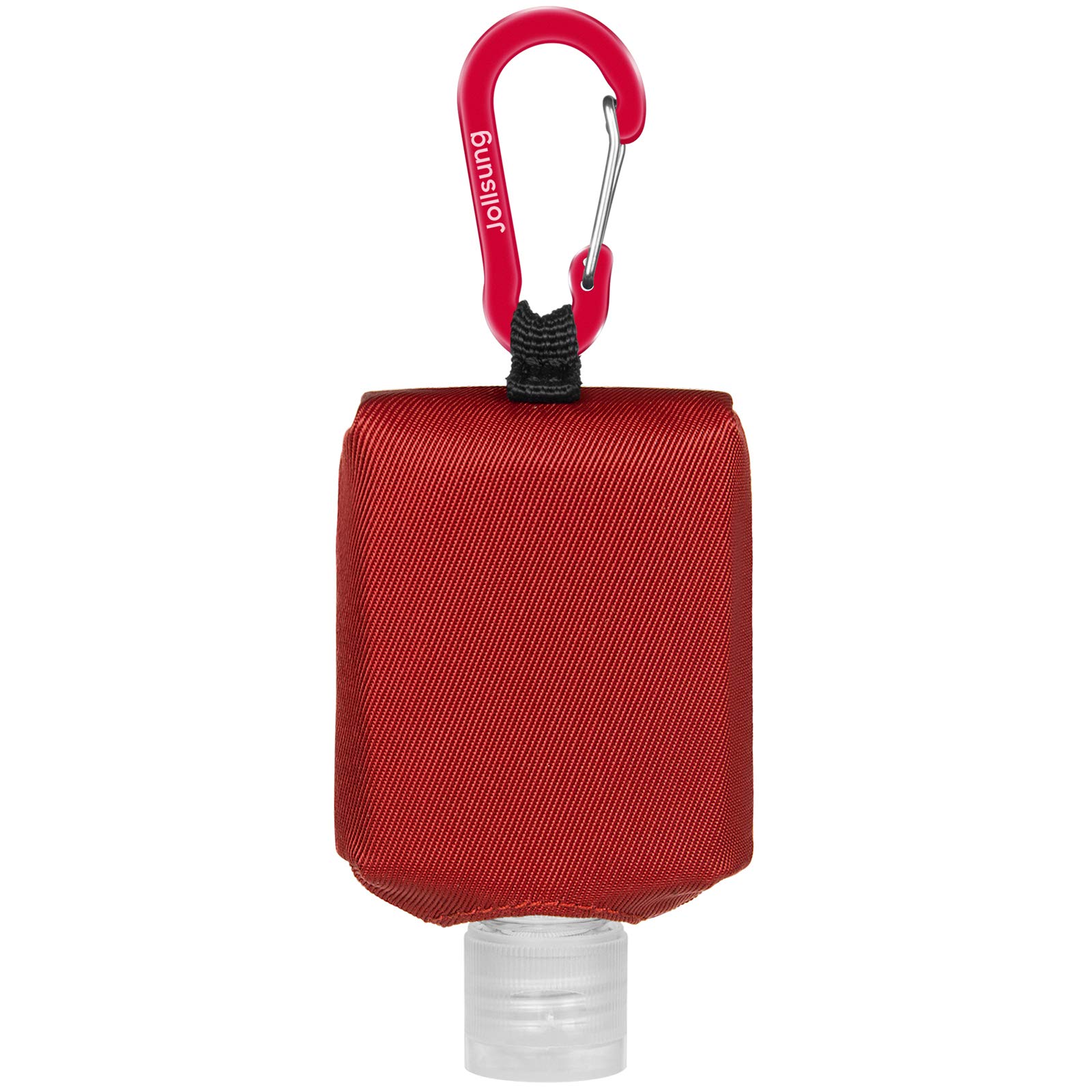 60ML/2 oz Refillable Travel Size Hand Sanitizer Bottle with Flip Cap & Carabiner - Empty Reusable Container for Soap, Lotion, Liquids - Perfect for Gym, Travel, Hiking, and Everyday Carry