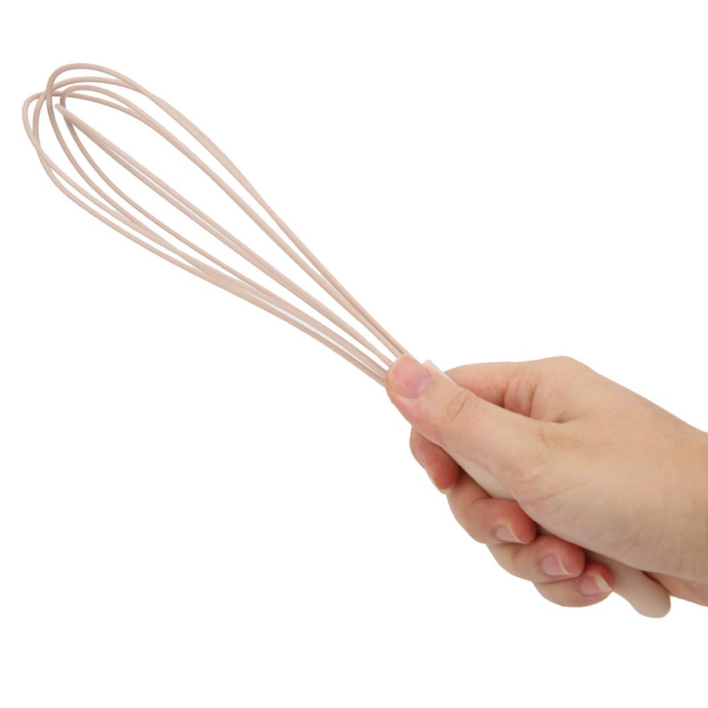 **Silicone Egg Whisk - Manual Hand Mixer for Cooking, Baking & Whipping - Non-Electric Egg Beater for Egg Whites, Cream, Sauce & Milkshake - Perfect for Kitchen, Home & Professional Use**