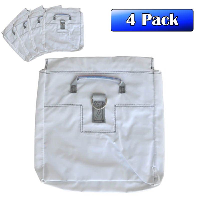 Heavy-Duty White PVC Vinyl Sand Bags - 21