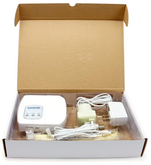 FloodStop Dishwasher & Toilet Leak Detector Kit - Automatic Water Shut-Off with 3/8