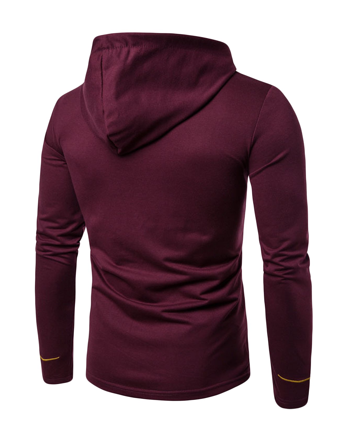 Men's Fashion Hoodie with Embroidery & Button Details - Stylish Casual Wear for Everyday Outfits & Streetwear Looks